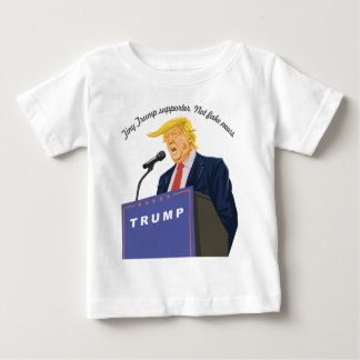 Anpassbare Superwettbewerbspräsident Trump Baby T-shirt