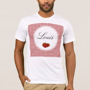 Anpassbare süße Erdbeeren T-Shirt