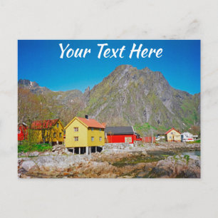 Anpassbare Svolvaer, Norwegen Postkarte