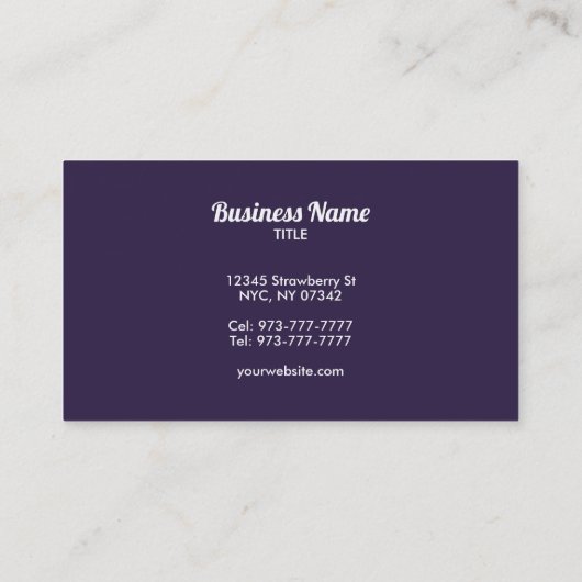 Anpassbare Taco-Visitenkarten Visitenkarte (Rückseite)