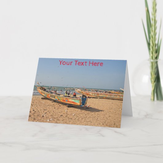 Anpassbare Tanji, Gambia Karte (Vorderseite)