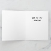 Anpassbare Tanzfrosche zum Geburtstag Karte (Innenseite)