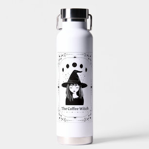 Anpassbare Tarot-Kaffee-Liebhaber-Hexe-Zodiak-Tren Trinkflasche