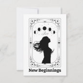 Anpassbare Tarot-Scheidungsfeier Trennungs-Beileid (Vorderseite)