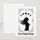 Anpassbare Tarot-Scheidungsfeier Trennungs-Beileid (Vorne/Hinten)