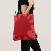 Anpassbare Tasche für Tomatenroter Spritzer (Von Nahem)