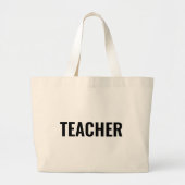 Anpassbare TASCHE-TEXT-Aussage-Jumbo-Tasche Jumbo Stoffbeutel (Vorne)
