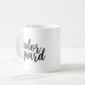 Anpassbare Tasse des Farbschutzes mit Flag Graphic (Vorderseite Links)