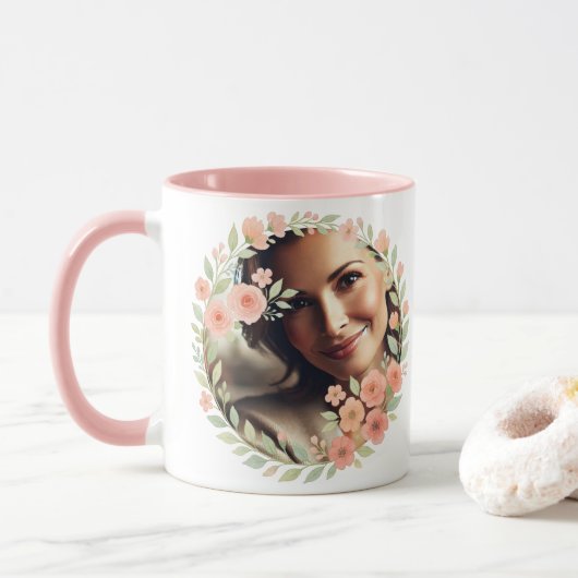 Anpassbare Tasse - Muttertagsgeschenk (Mit Donut)