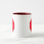 Anpassbare Tasse - Red 'Stopp' Sign (Zentrum)
