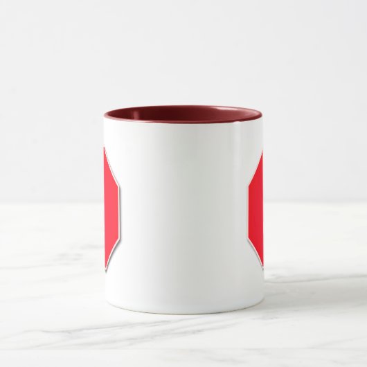 Anpassbare Tasse - Red 'Stopp' Sign (Zentrum)