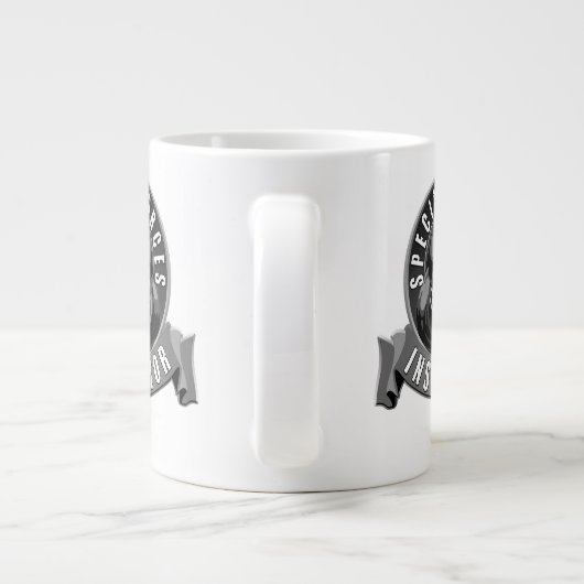 Anpassbare Tauchlehrer 20oz Jumbo-Tasse (Rückseite)