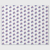 Anpassbare Tauftaube für Erwachsene Geschenkpapier (Flach)