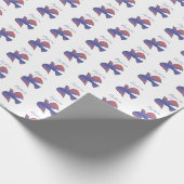 Anpassbare Tauftaube für Erwachsene Geschenkpapier (Ecke)