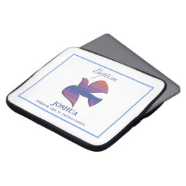 Anpassbare Tauftaube für Erwachsene Laptopschutzhülle