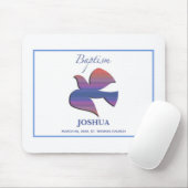 Anpassbare Tauftaube für Erwachsene Mousepad (Mit Mouse)