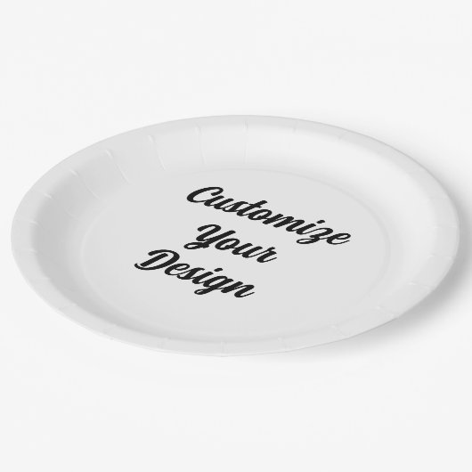 Anpassbare Teller und Bowle (Schrägansicht)