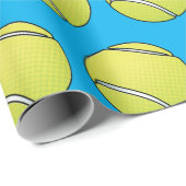 Anpassbare Tennis Geschenkpapier (Rolleneckpunkt)