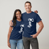 Anpassbare Textabschlag. Cooles Script-Word-Bier T-Shirt (Unisex)