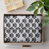 Anpassbare Textpawfect-Paws Seidenpapier (Geschenk)