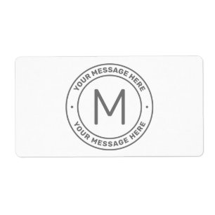 Anpassbare Textvorlage    Weiß & Grau