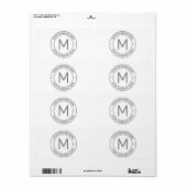 Anpassbare Textvorlage  | Weiß & Grau (Vorne)