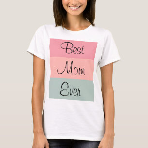 Anpassbare Textvorlage zeigt die beste Mama aller  T-Shirt
