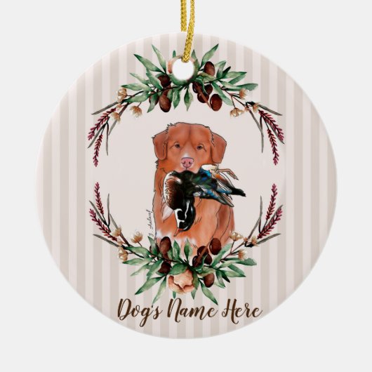 Anpassbare Toller Keramik Ornament (Vorne)