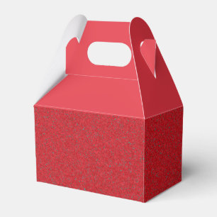 Anpassbare Tomatenrote Lärm Favor Box Geschenkschachtel