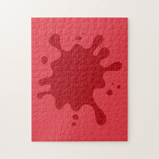 Anpassbare Tomatenrotes Puzzle - 252 Stücke (Vertikal)