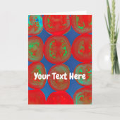 Anpassbare Tomatenscheiben Karte (Vorderseite)