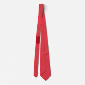 Anpassbare Tomatensorte Red Inkblot Neck Tie Krawatte (Rückseite)