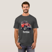 Anpassbare Toyota FJ40 Land Cruiser T-Shirt (Vorne ganz)