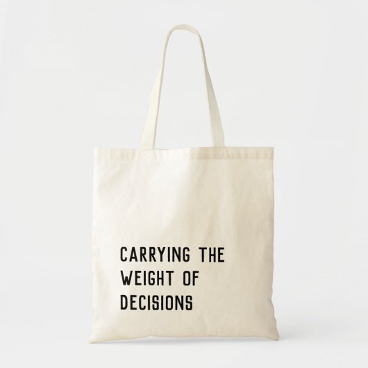 Anpassbare Tragung der Gewichtstyppografie Tragetasche (Vorne)