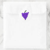 Anpassbare Traubenkleber Runder Aufkleber (Tasche)