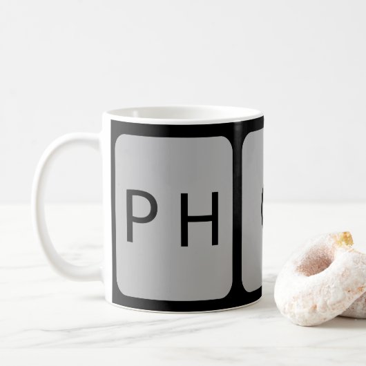 Anpassbare TRIPTYCH 1 Foto für drei Fenster Kaffeetasse (Mit Donut)