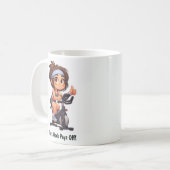 Anpassbare Übungsfahrradtrainings Kaffeetasse (Vorderseite Links)