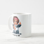 Anpassbare Übungsfahrradtrainings Kaffeetasse (Vorderseite Links)