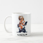 Anpassbare Übungsfahrradtrainings Kaffeetasse (Links)