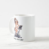 Anpassbare Übungsfahrradtrainings Kaffeetasse (Vorderseite Links)