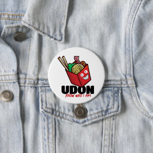 Anpassbare Udon weiß, wer ich bin Button