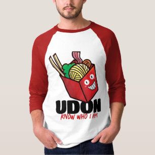 Anpassbare Udon weiß, wer ich bin T-Shirt