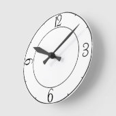 Anpassbare Uhr mit Zahlen (Winkel)