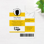 Anpassbare Unternehmensmitarbeiter-ID-Profilkarte (Schreibtisch)
