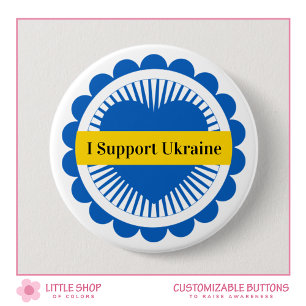 Anpassbare Unterstützung für die Ukraine Button