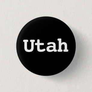 Anpassbare Utah-Typografie Button