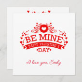 Anpassbare Valentinstag I Liebe Sie (Vorne/Hinten)