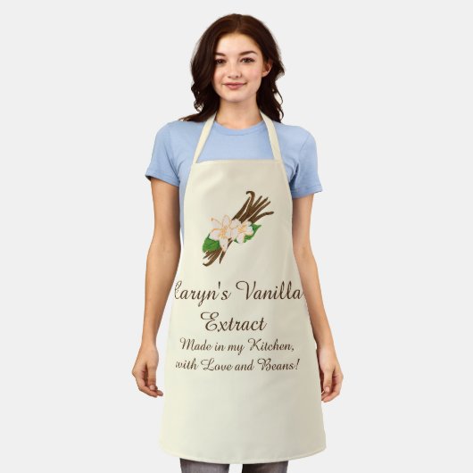 Anpassbare Vanilla-Extraktion Schürze (Getragen)