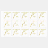 Anpassbare Vanilla Orchid, Vanilla Extract Etiketten (Blatt)