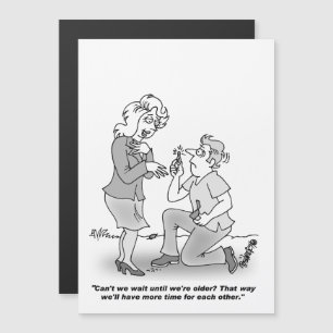 Anpassbare Verlobung-Karten Magneteinladung